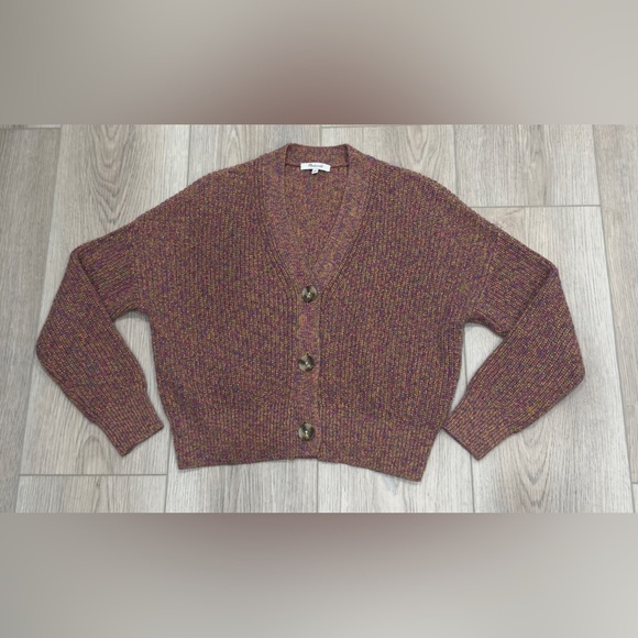 Madewell Women's Multicolor Knit Cardigan Sweater - Picture 3 of 9